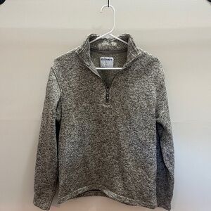 Old Navy Quarter-Zip Marled Knit Sweater